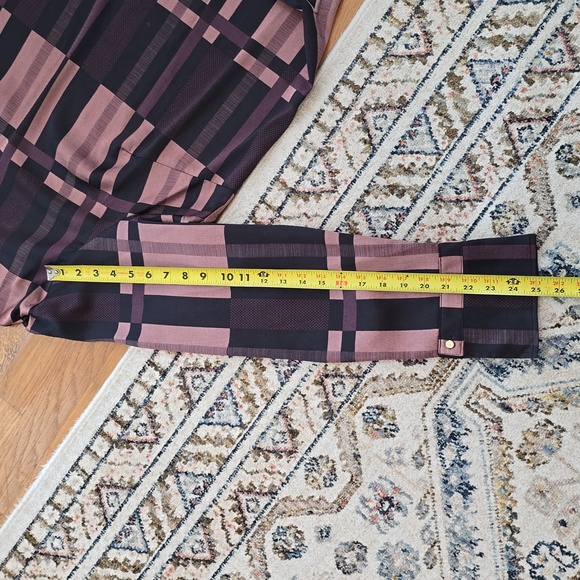 LIZ CLAIBORNE WOMENS CREWNECK PULLOVER PLUS SIZE PURPLE & BLACK TOP SIZE 3X - Picture 12 of 14